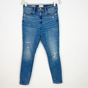 UNIVERSAL THREAD HIGH RISE SKINNY JEANS WITH SLIGHT DISTRESSING SZ 4/27R